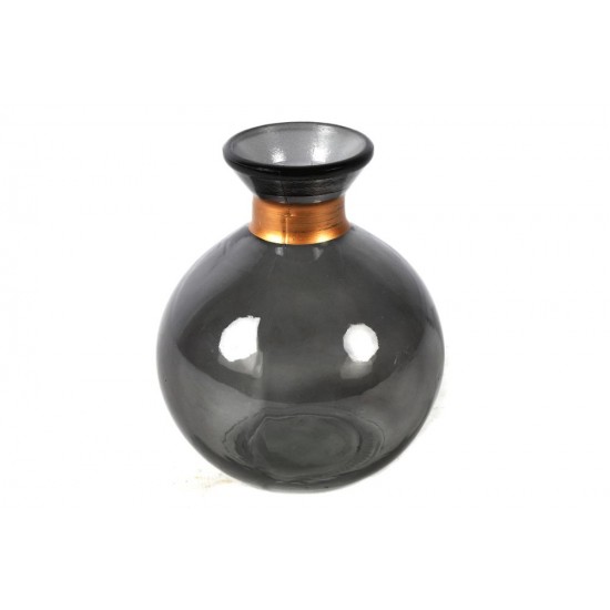 Vase Babet grey/copper